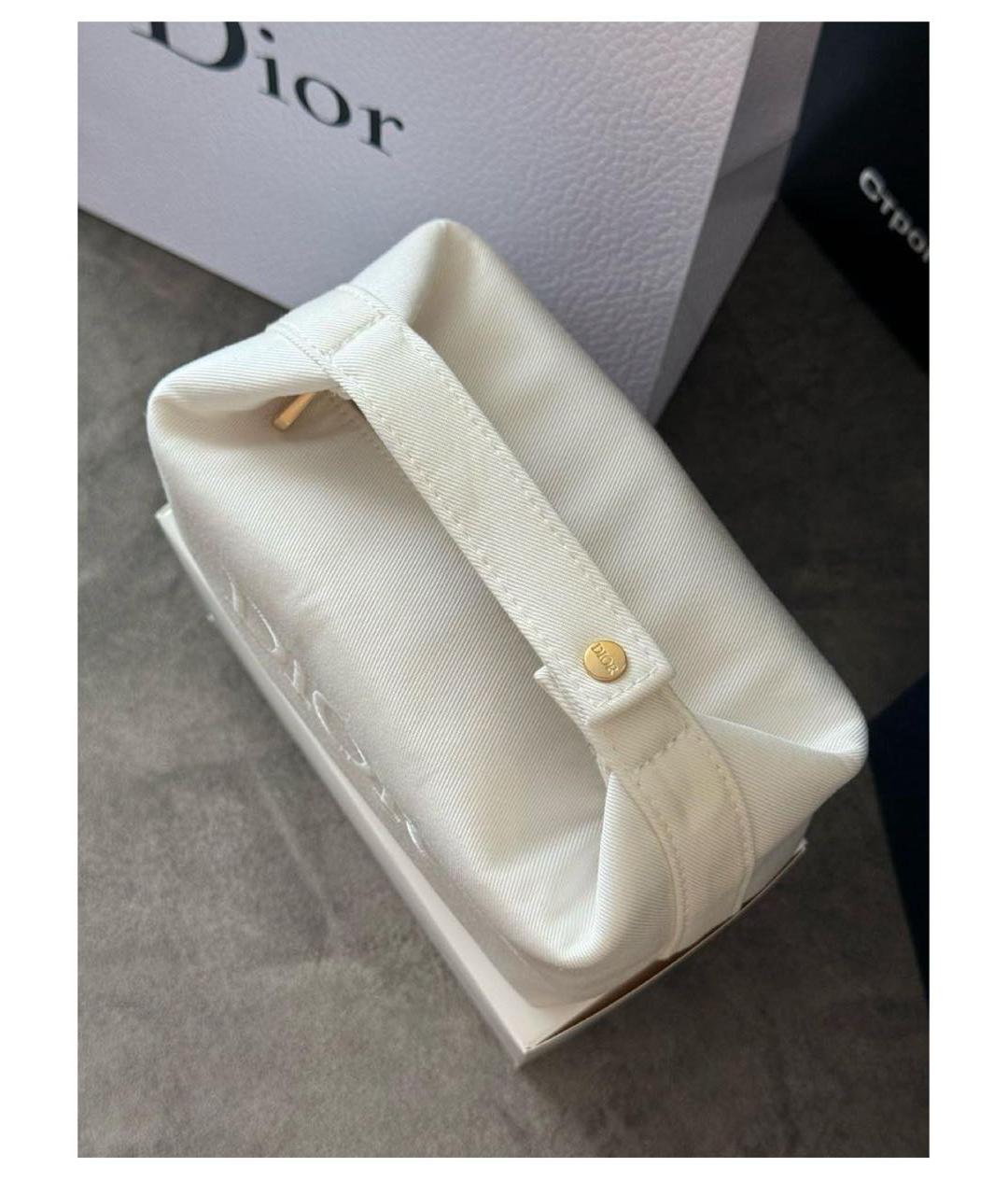 DIOR BEAUTY Белая тканевая косметичка, фото 4