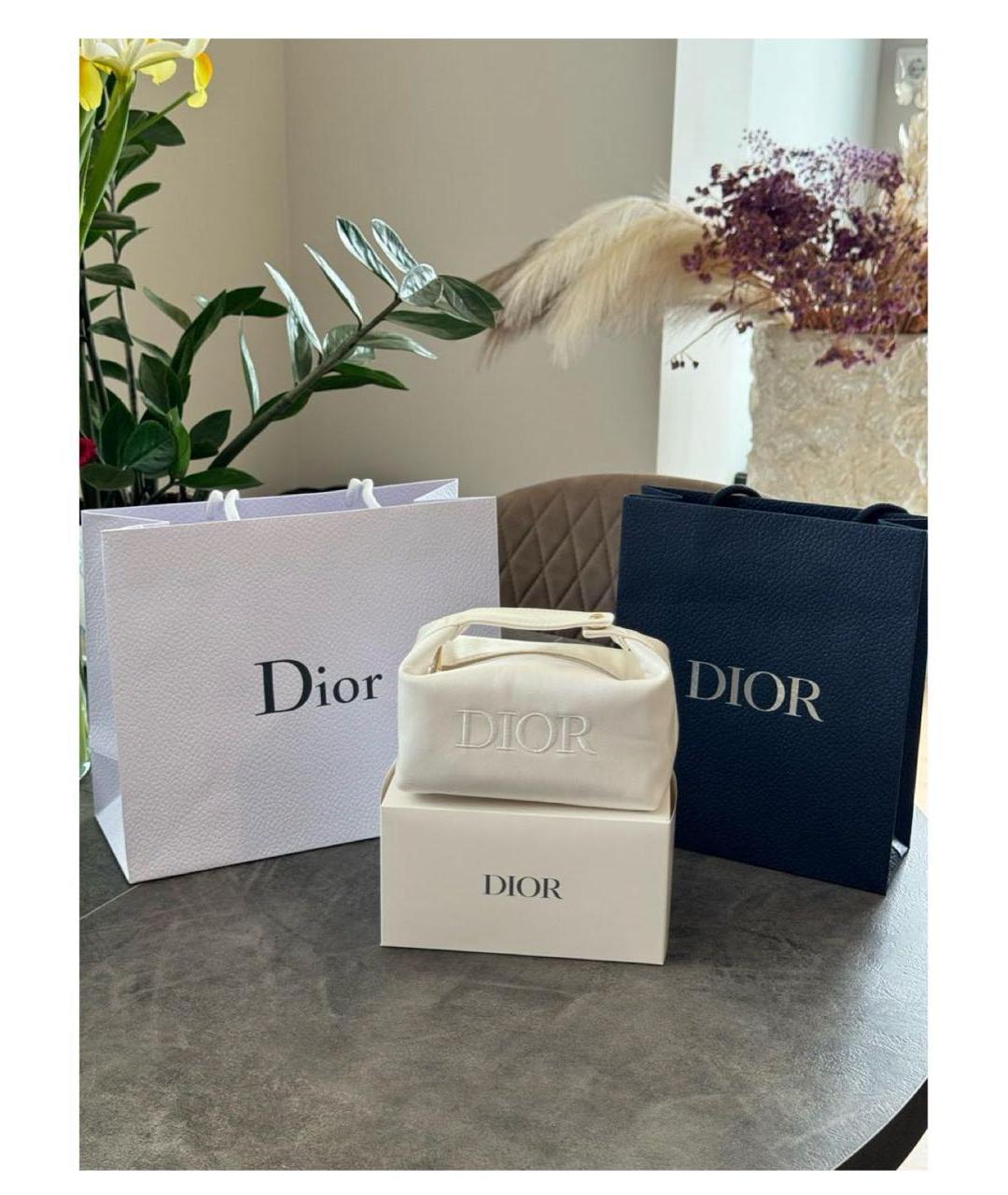 DIOR BEAUTY Белая тканевая косметичка, фото 5