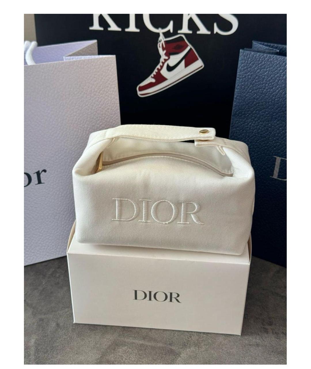 DIOR BEAUTY Белая тканевая косметичка, фото 3