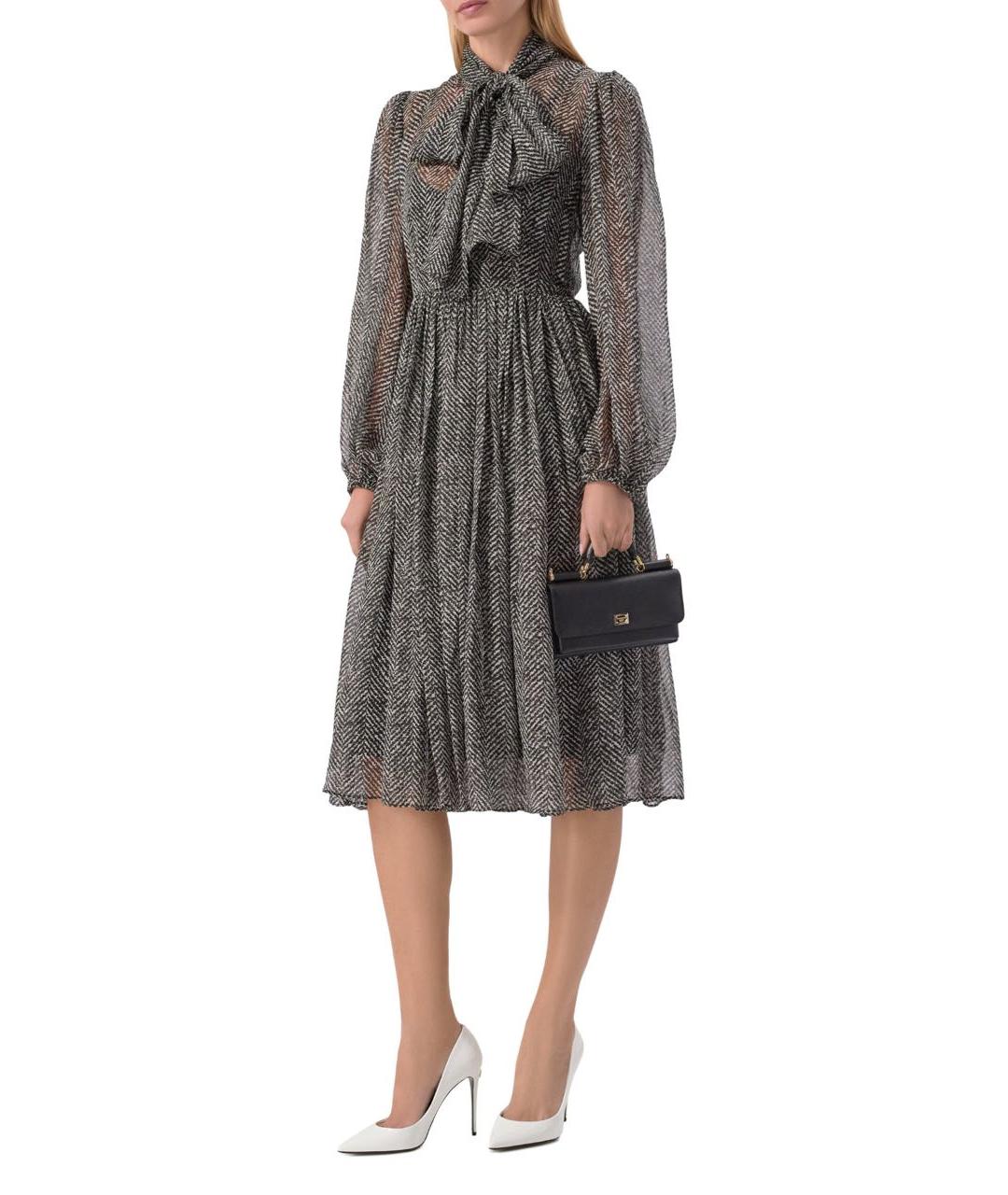 DOLCE&GABBANA Белые кожаные туфли, фото 4