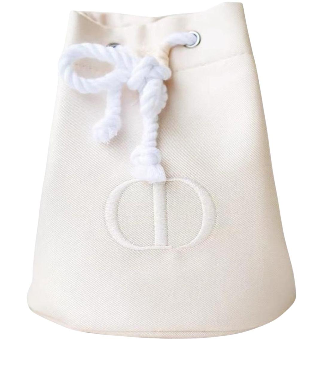 DIOR BEAUTY Бежевая тканевая косметичка, фото 1