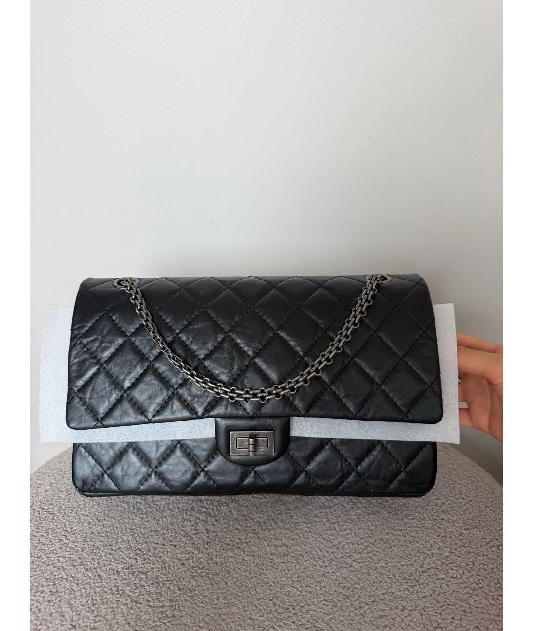 CHANEL Черная кожаная сумка через плечо, фото 3