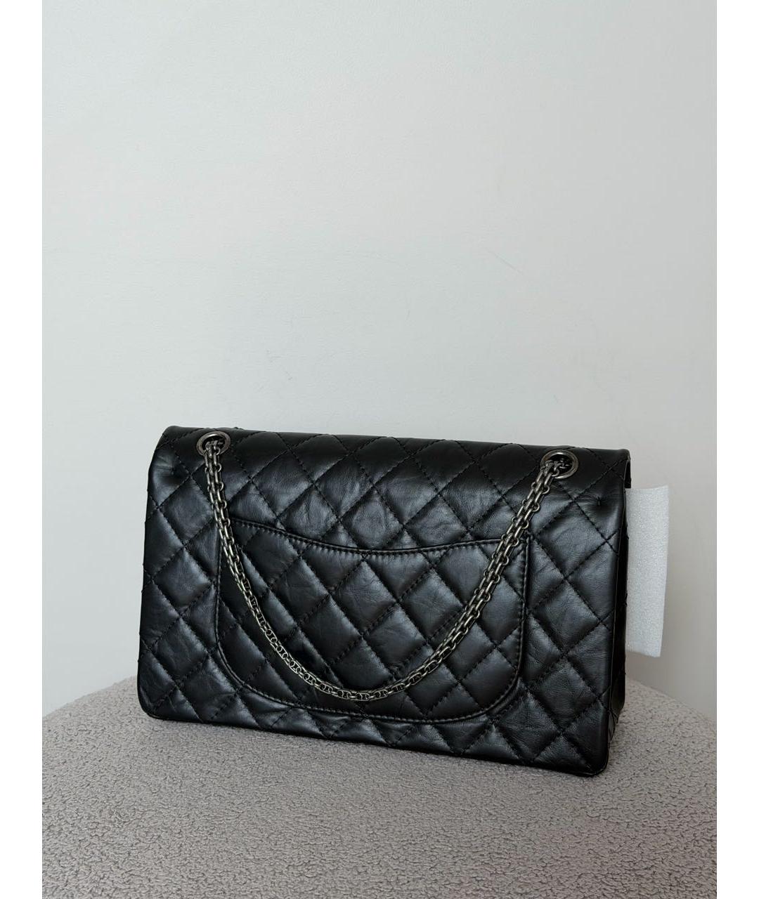 CHANEL Черная кожаная сумка через плечо, фото 4