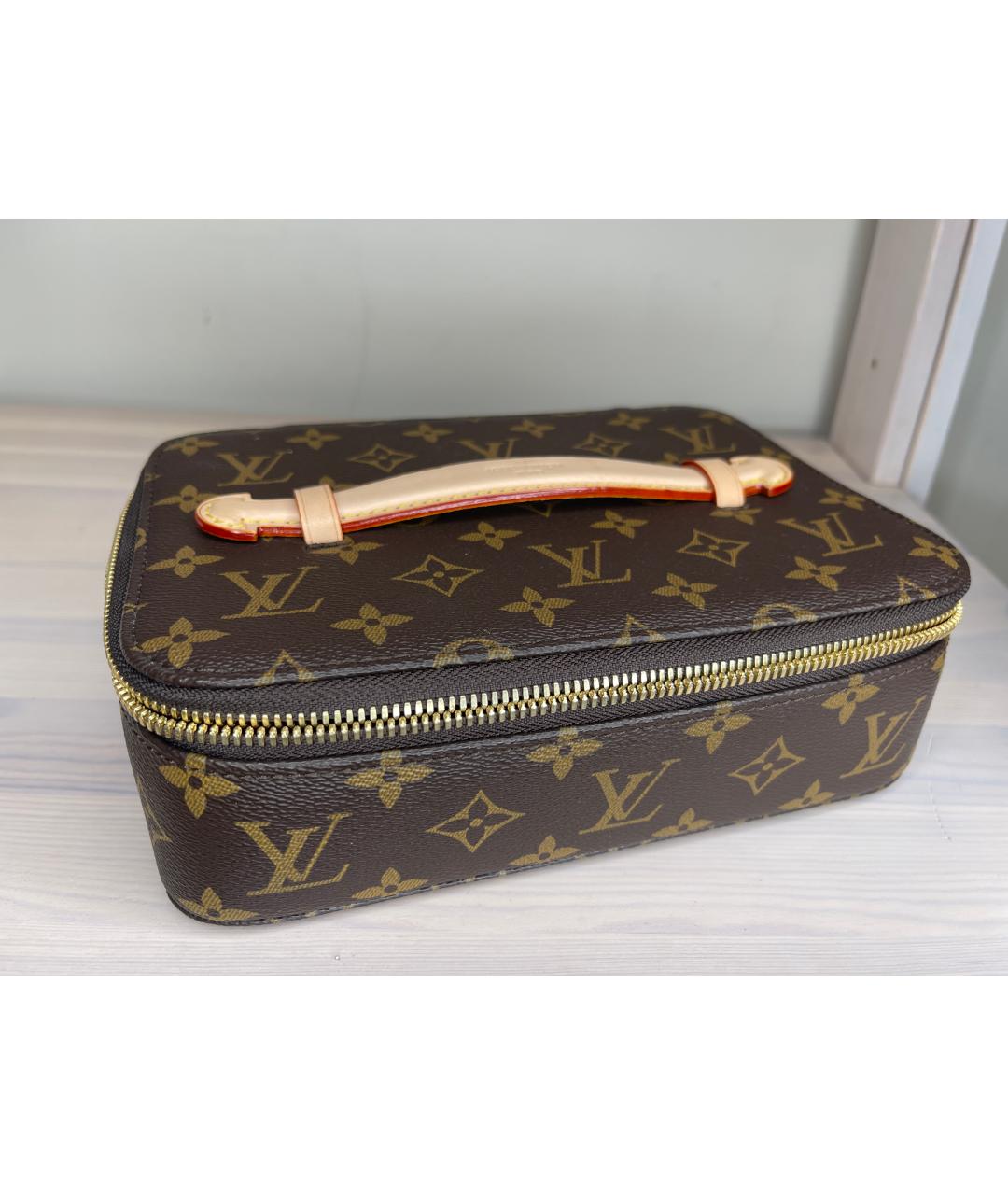 LOUIS VUITTON Коричневая шкатулка, фото 4
