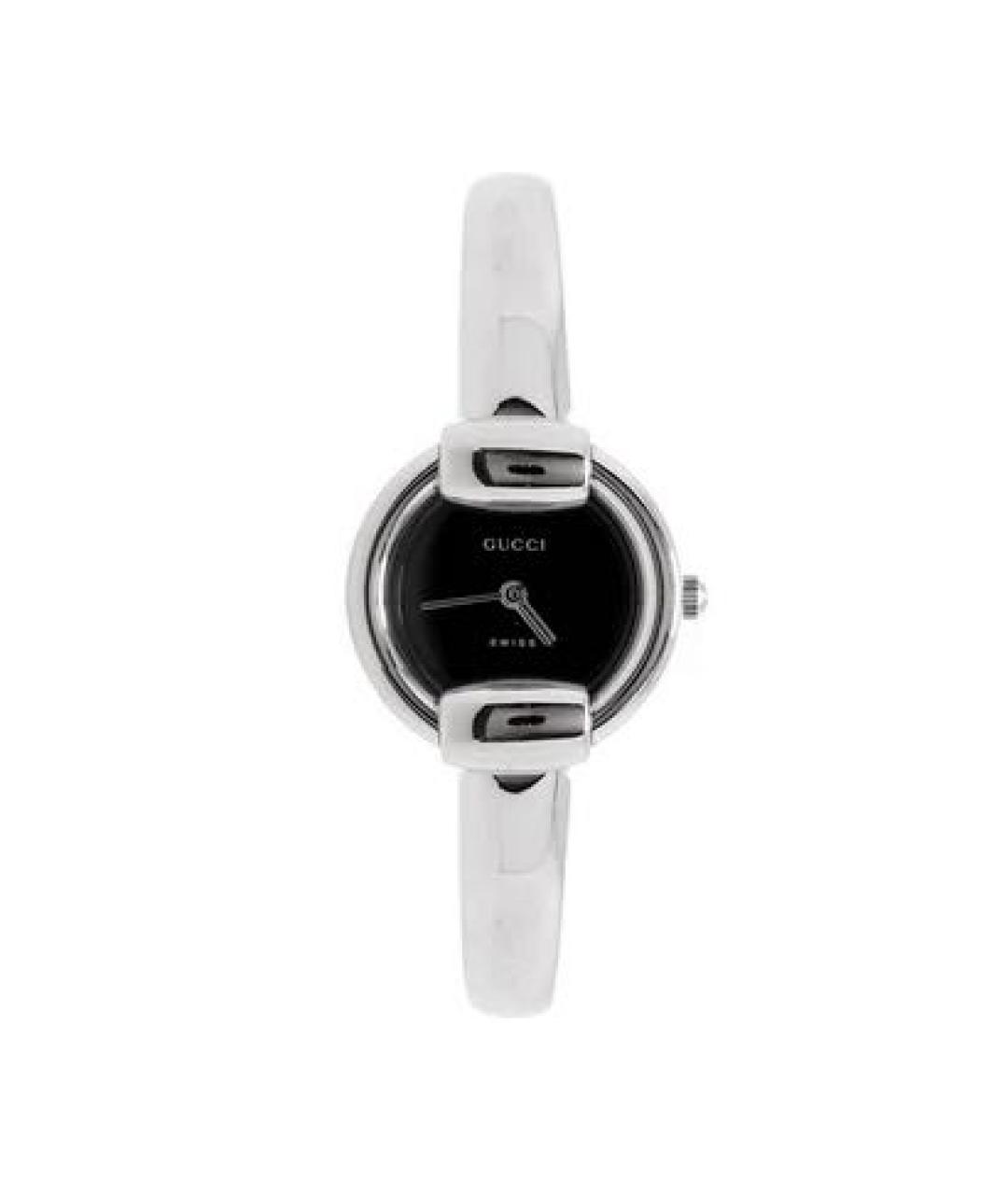 GUCCI Серебряные стальные часы, фото 1
