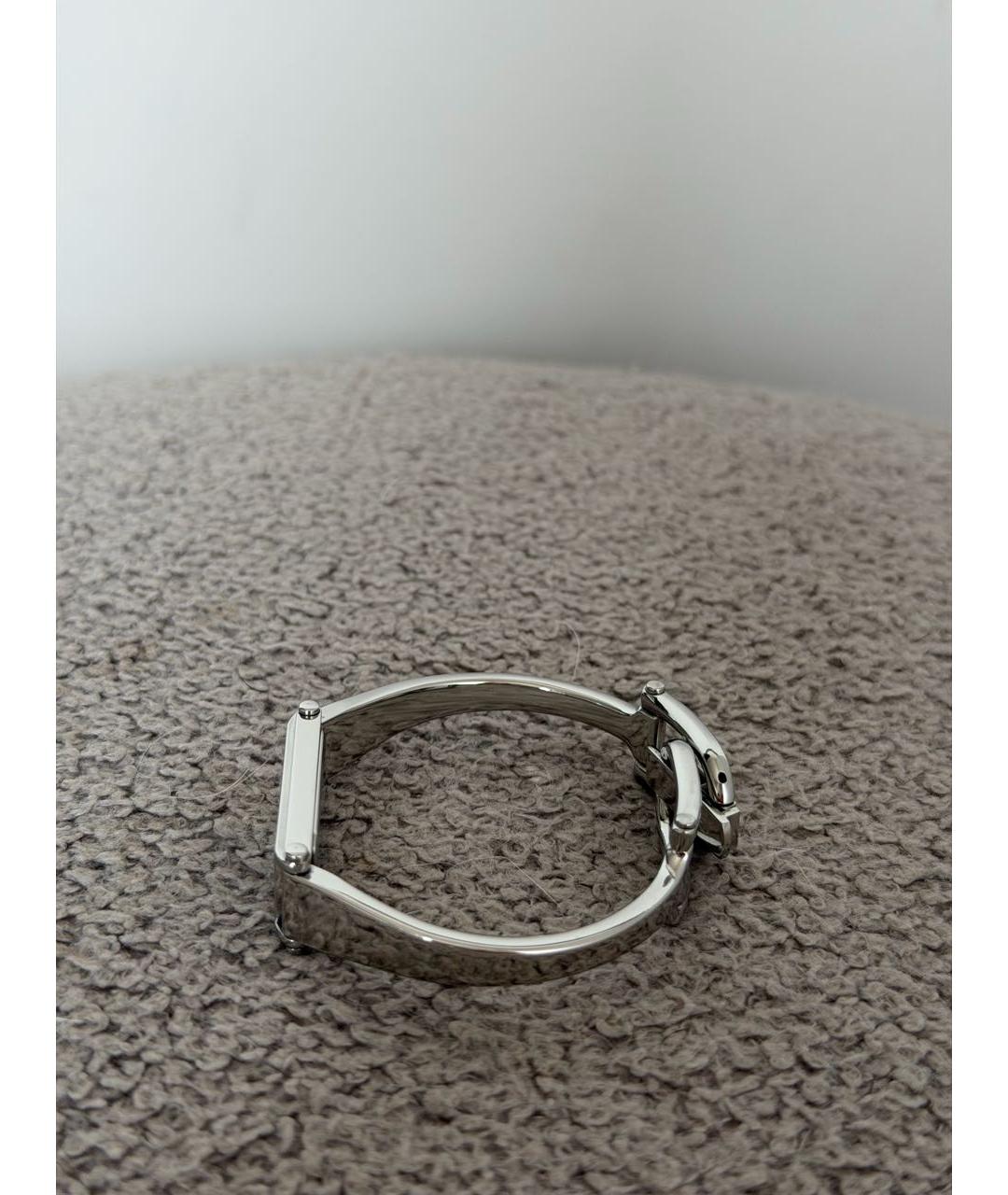 GUCCI Серебряные стальные часы, фото 3