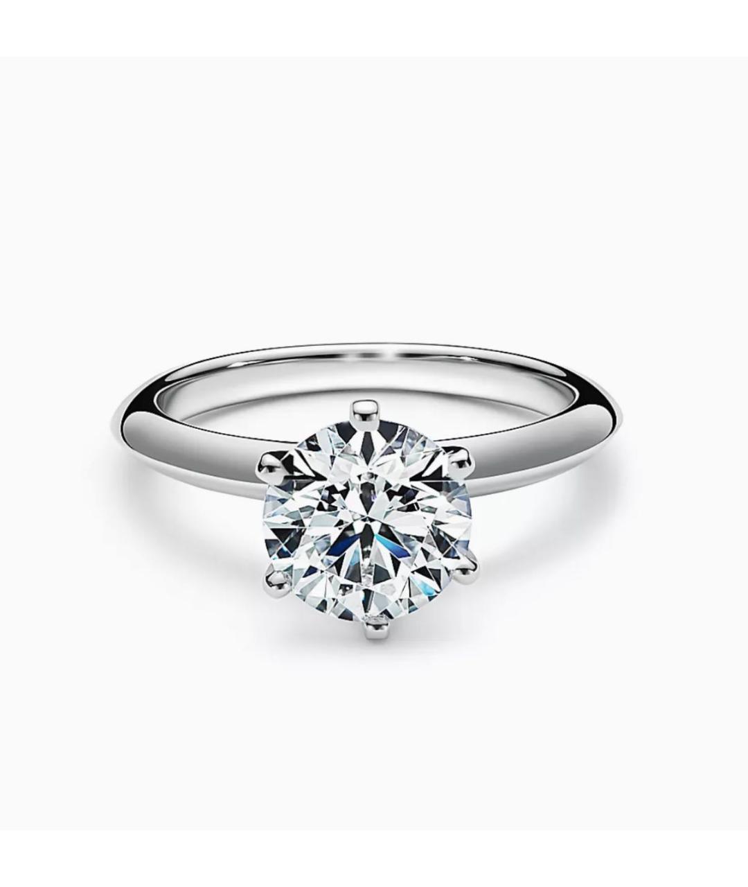 TIFFANY&CO Серебряное платиновое кольцо, фото 5