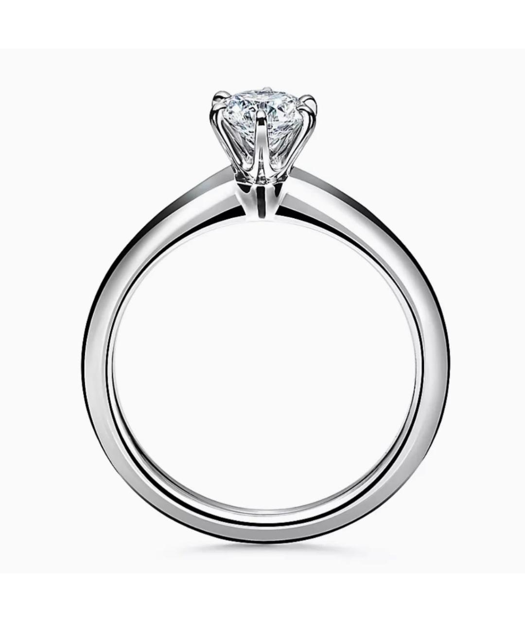 TIFFANY&CO Серебряное платиновое кольцо, фото 4