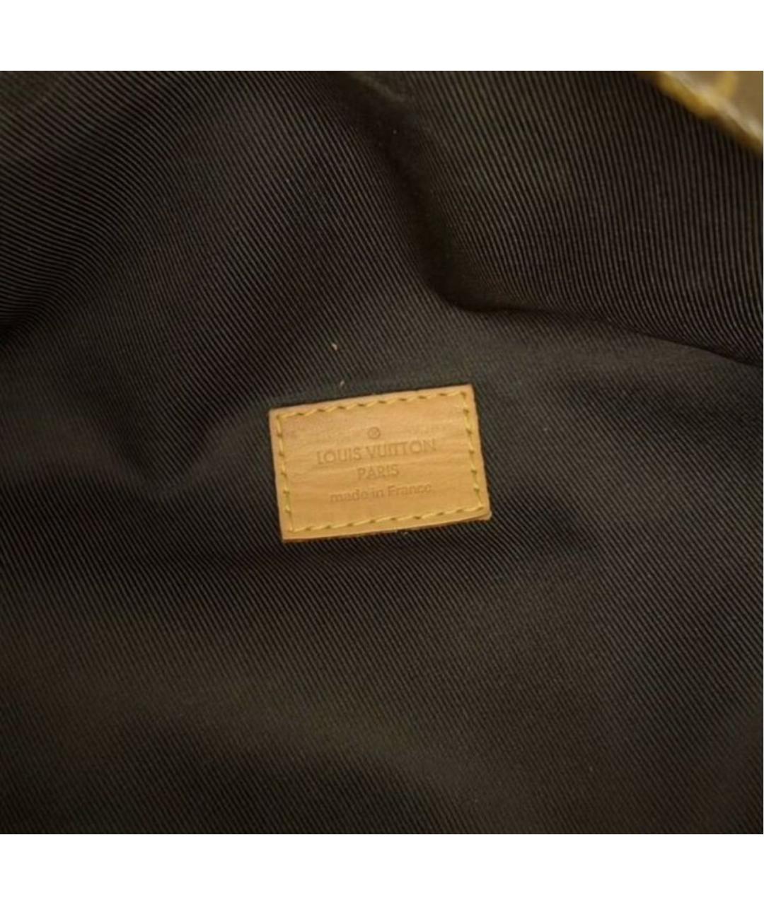 LOUIS VUITTON Коричневая поясная сумка из канвы, фото 5