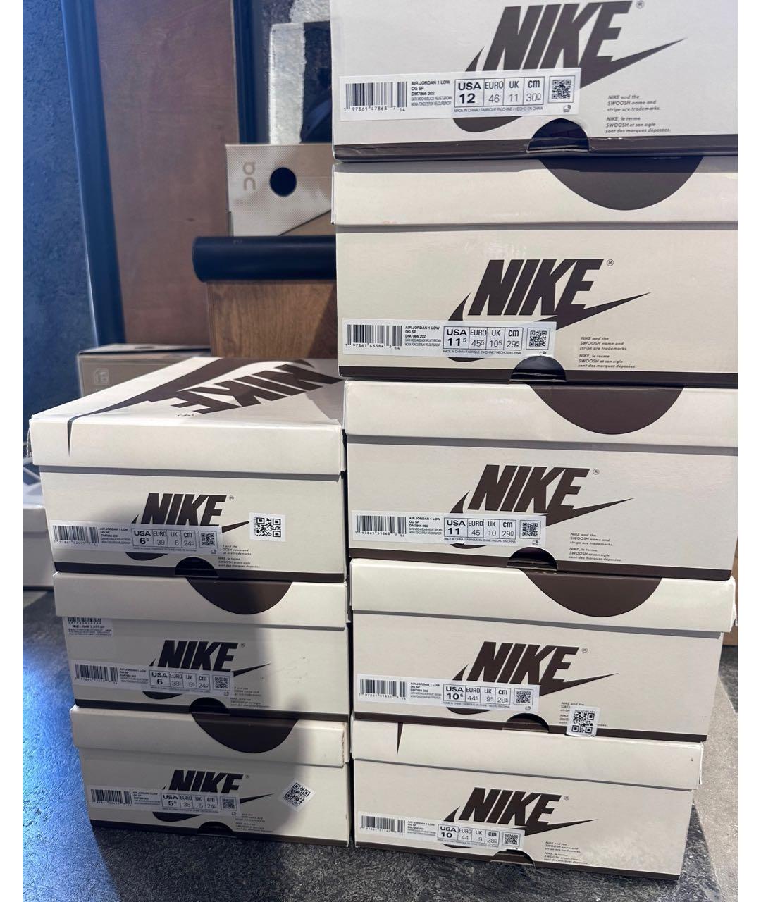 NIKE Черные замшевые низкие кроссовки / кеды, фото 8