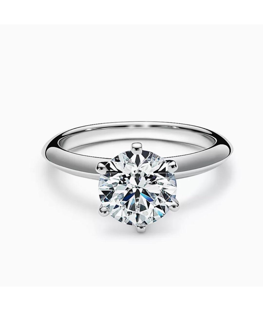 TIFFANY&CO Серебряное платиновое кольцо, фото 5