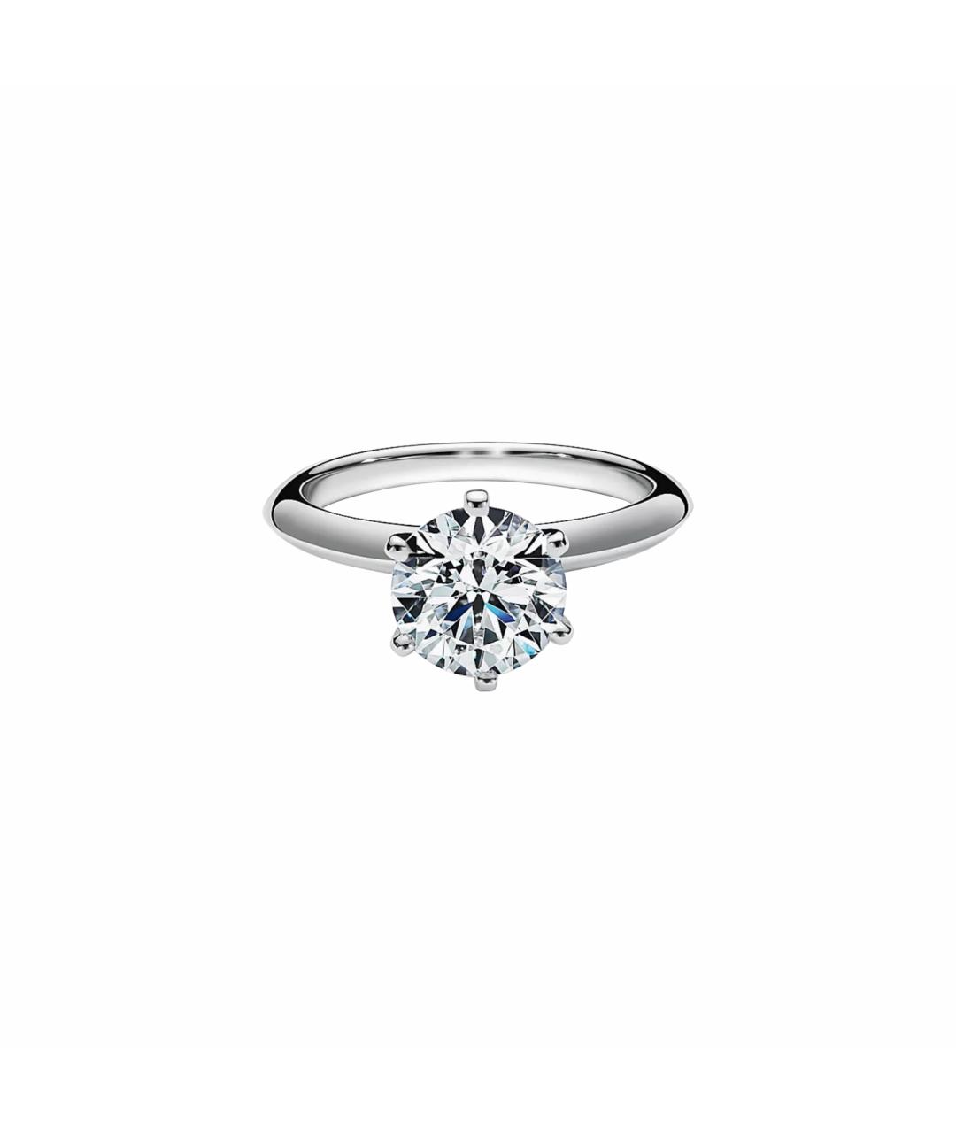 TIFFANY&CO Серебряное платиновое кольцо, фото 1