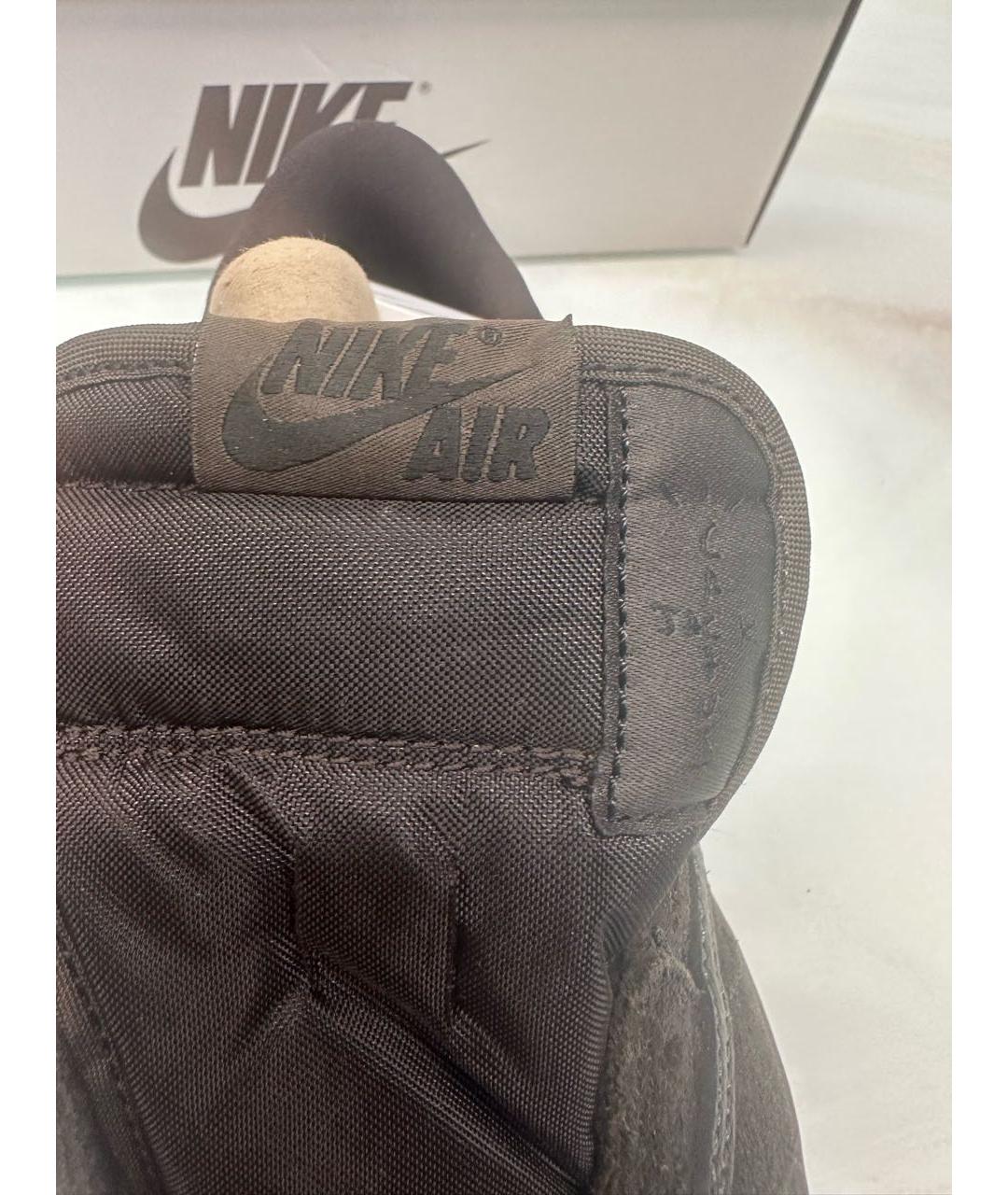 NIKE Черные замшевые кеды, фото 6