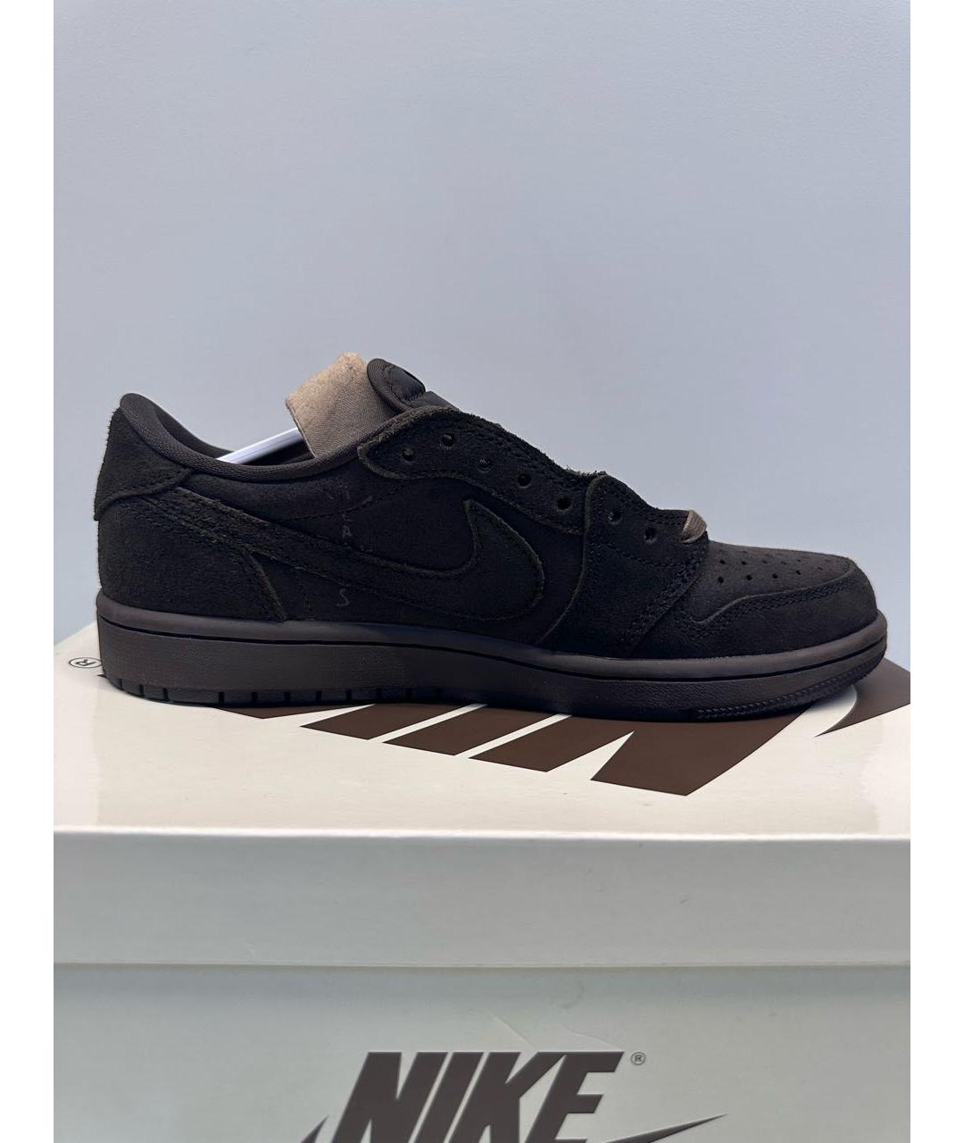 NIKE Черные замшевые кеды, фото 5