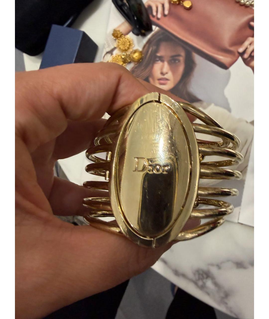 CHRISTIAN DIOR Золотой браслет, фото 7