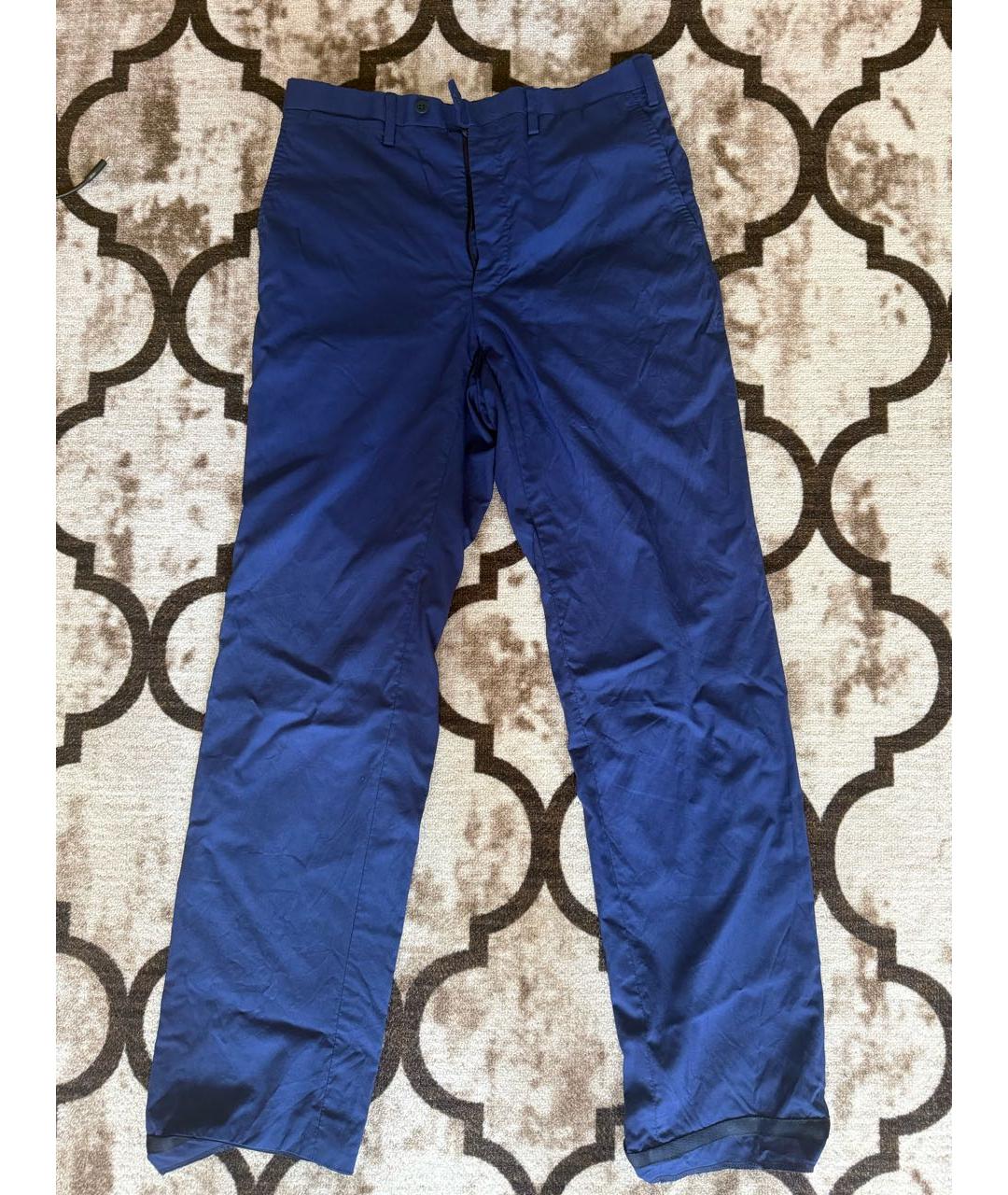 KITON Синие классические брюки, фото 4