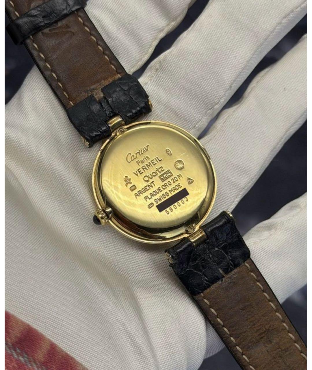 CARTIER Золотые часы, фото 6