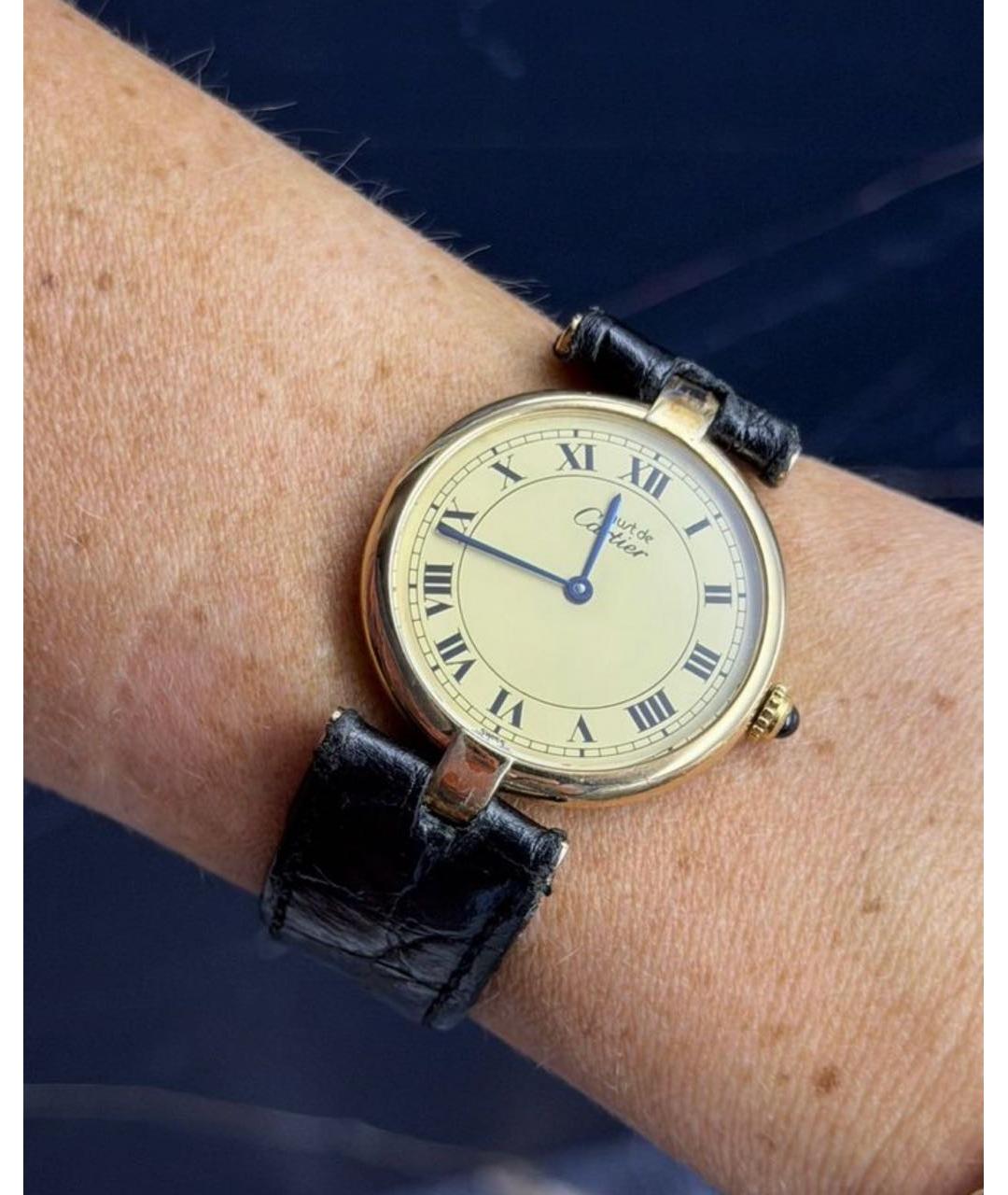 CARTIER Золотые часы, фото 7
