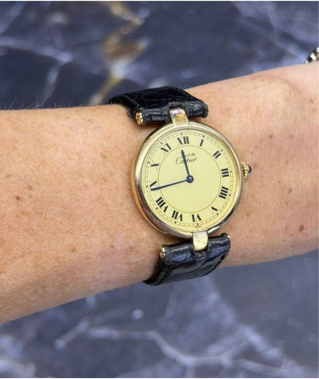 CARTIER Золотые часы, фото 2