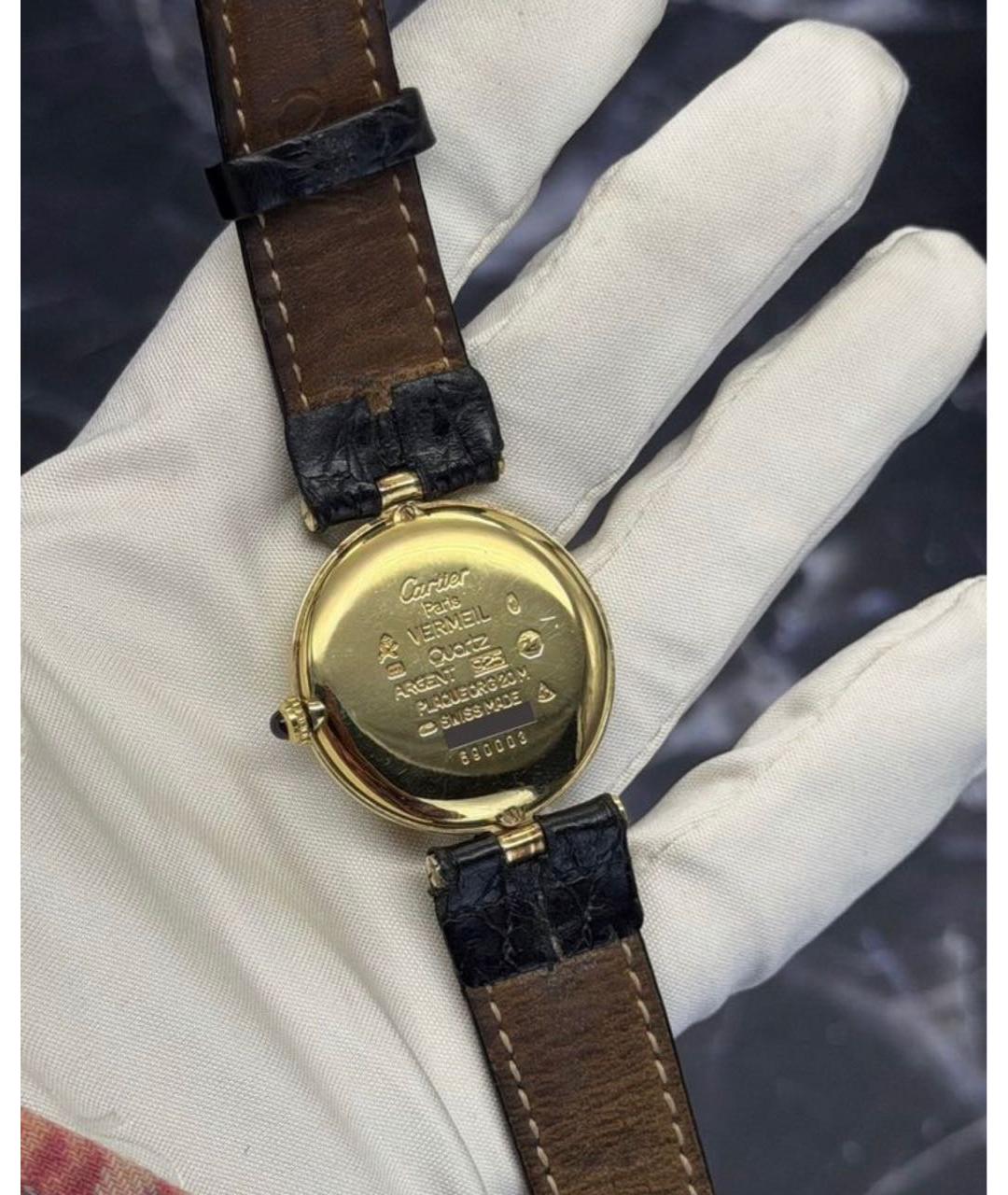 CARTIER Золотые часы, фото 3