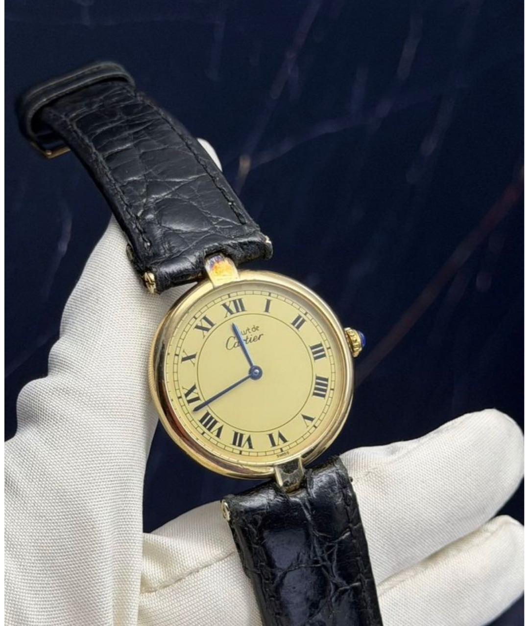 CARTIER Золотые часы, фото 8