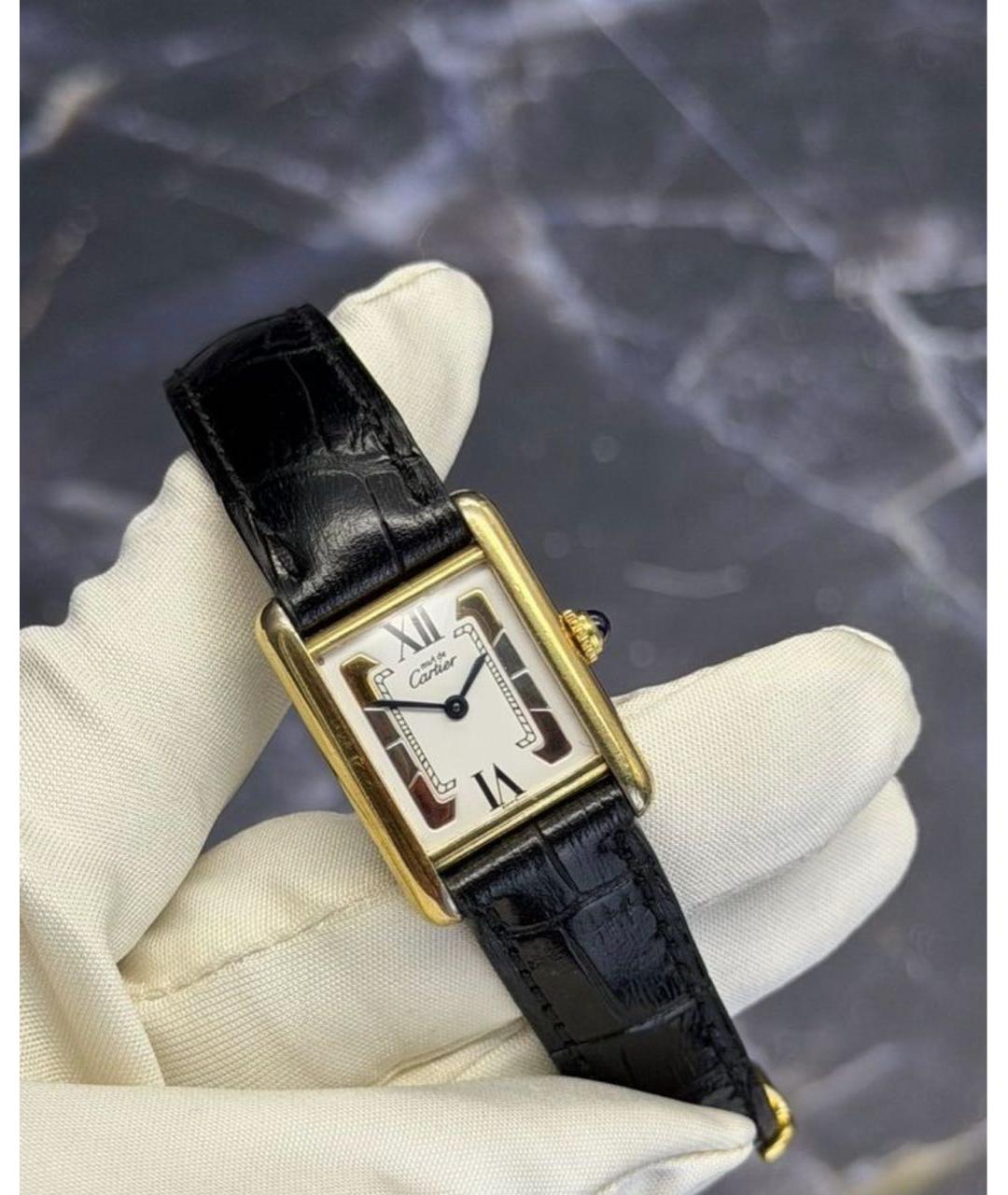 CARTIER Белые часы, фото 7