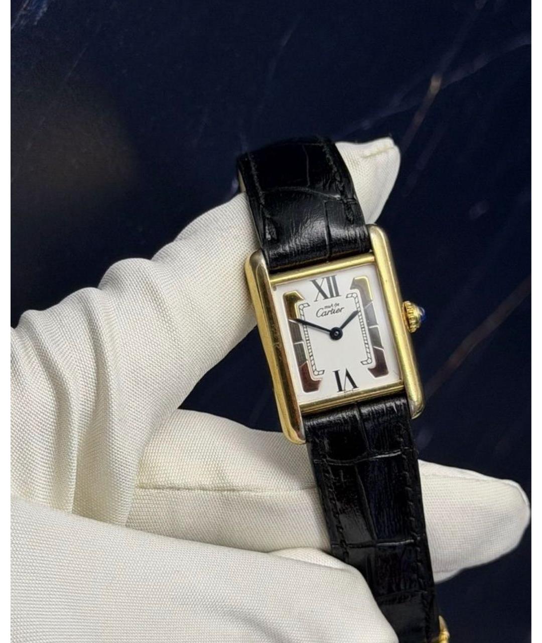 CARTIER Белые часы, фото 5