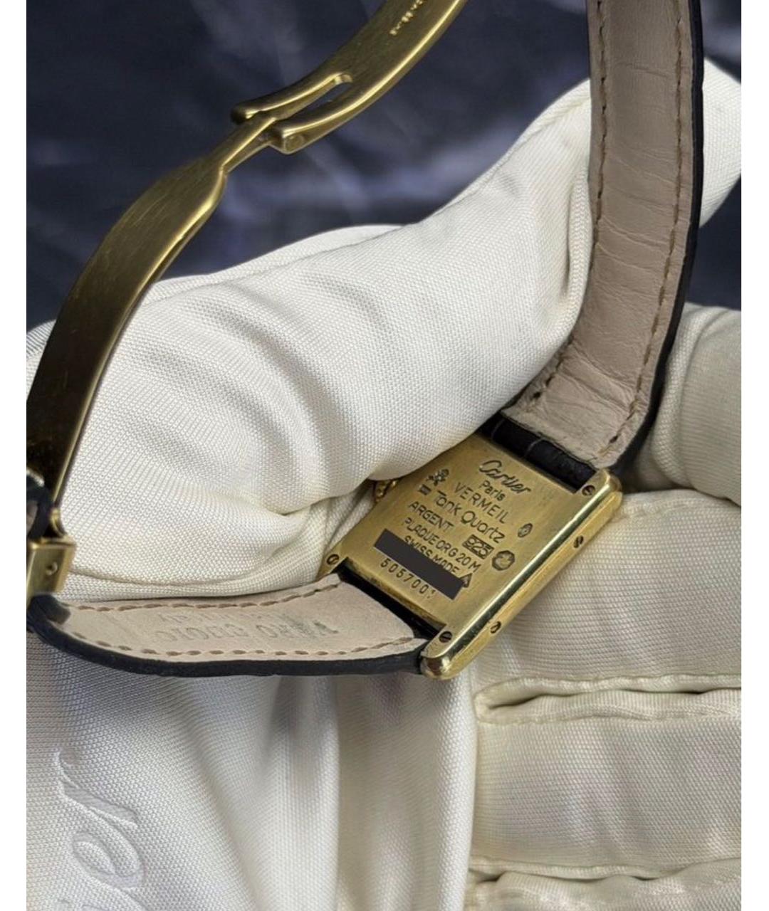 CARTIER Белые часы, фото 4