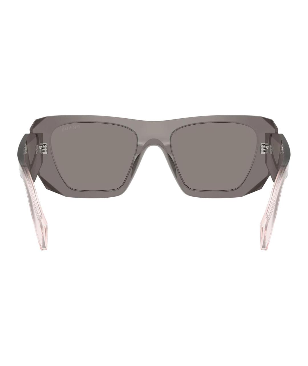 PRADA Серые пластиковые солнцезащитные очки, фото 4