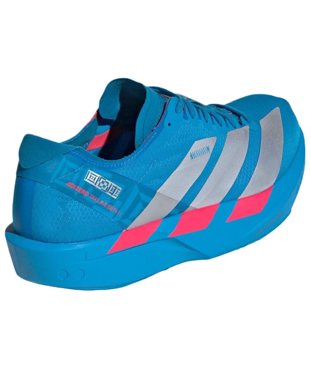 ADIDAS Синие синтетические кроссовки, фото 4
