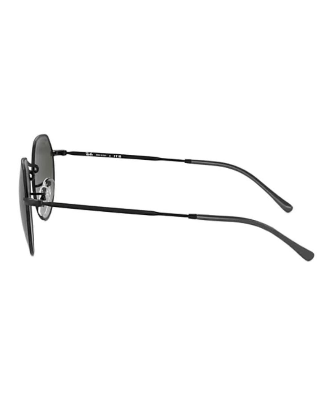 RAY BAN Черные металлические солнцезащитные очки, фото 3