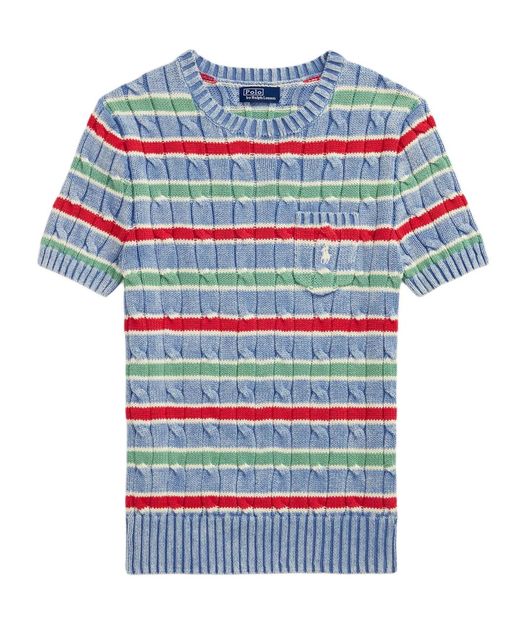 POLO RALPH LAUREN Синий хлопковый джемпер / свитер, фото 1