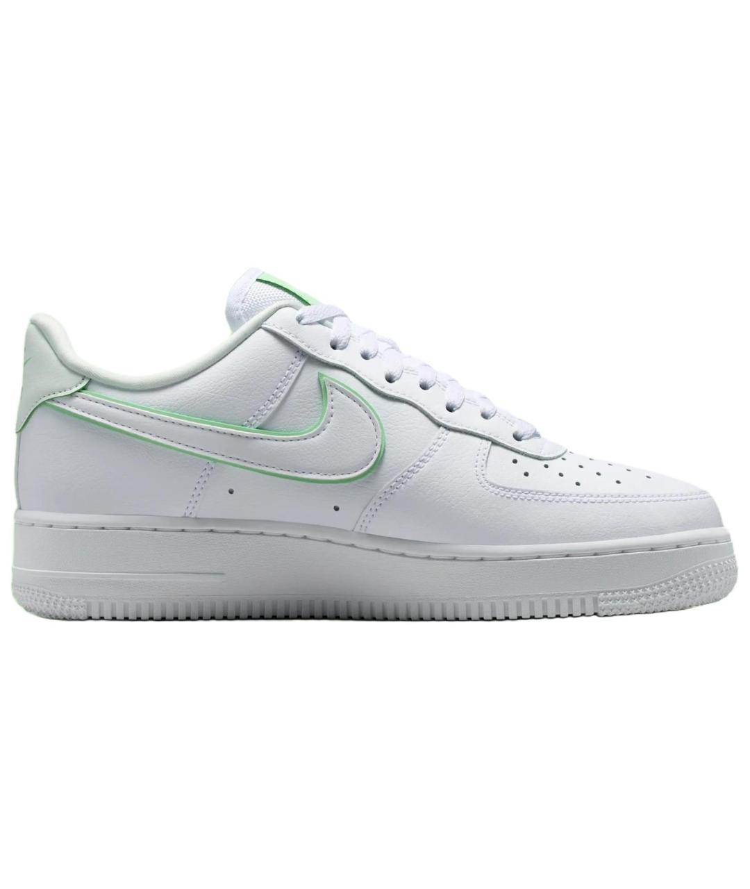 NIKE Белые кожаные кроссовки, фото 8
