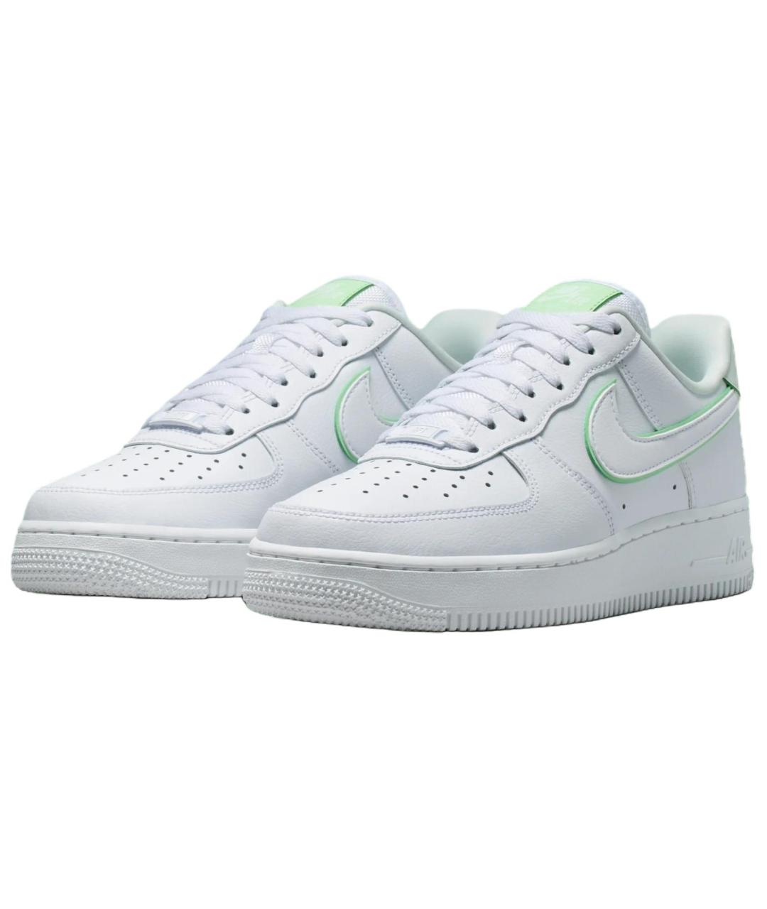 NIKE Белые кожаные кроссовки, фото 3
