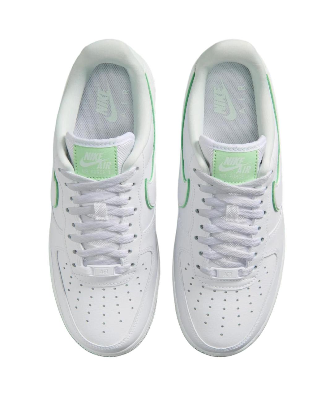 NIKE Белые кожаные кроссовки, фото 4