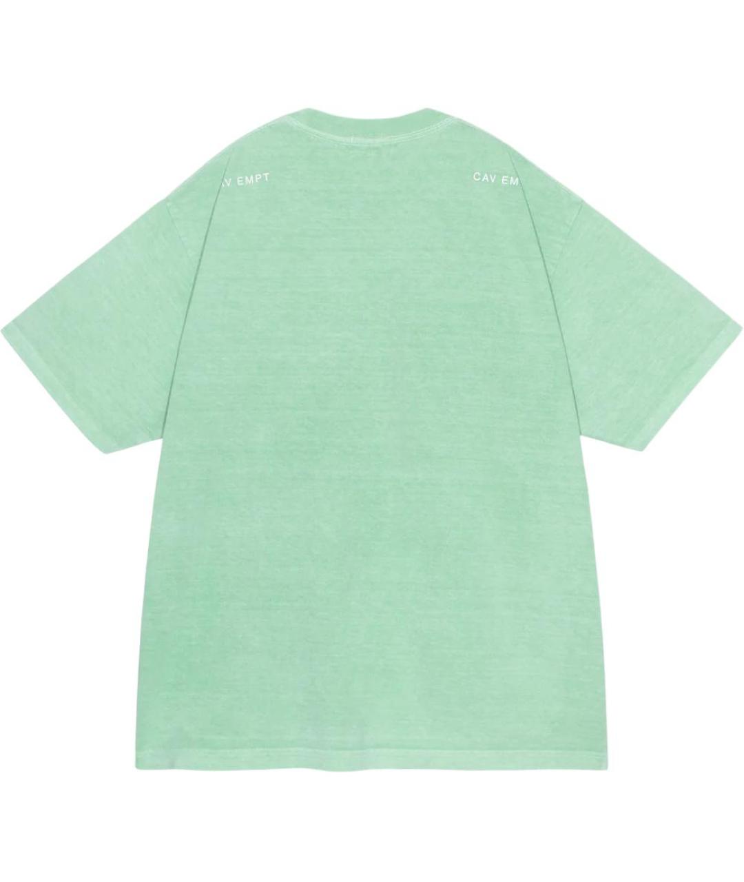 CAV EMPT Зеленая хлопковая футболка, фото 2