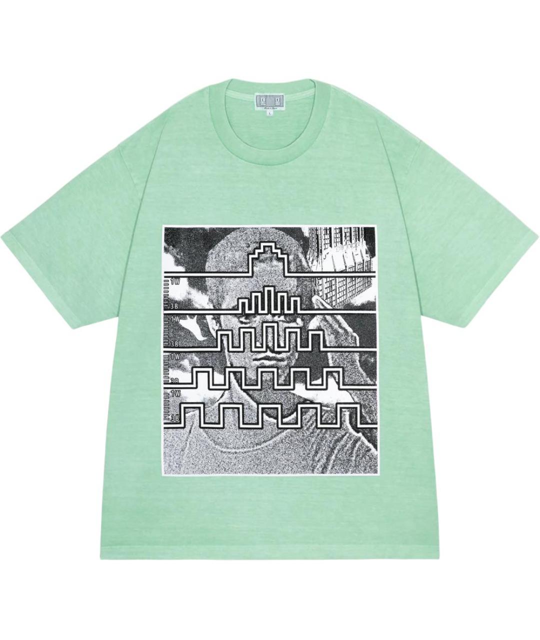 CAV EMPT Зеленая хлопковая футболка, фото 1