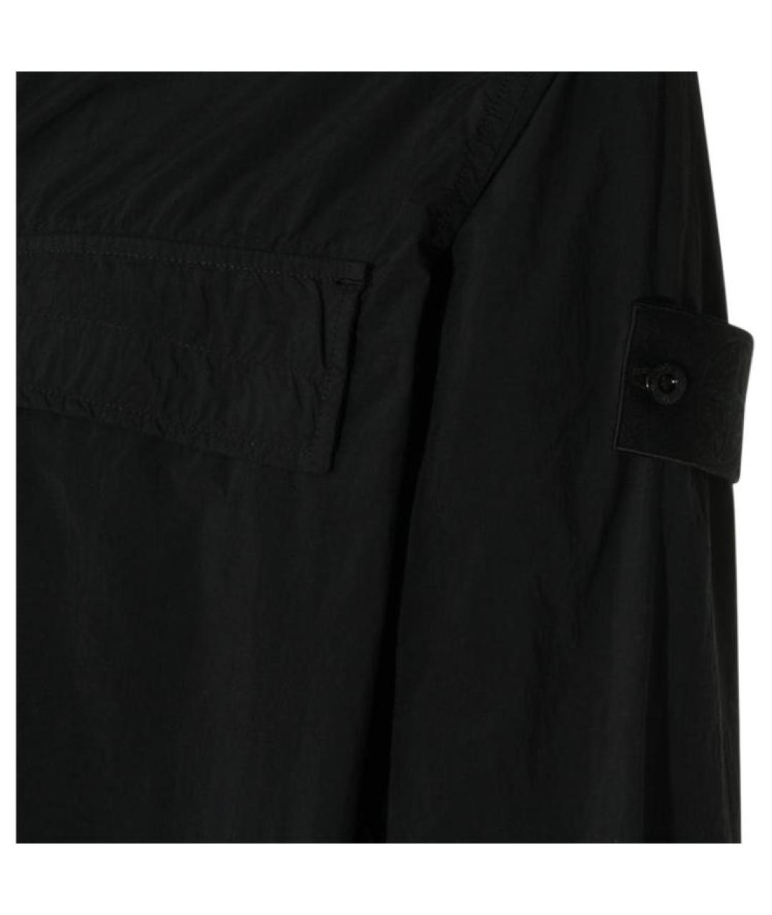 STONE ISLAND Черная полиамидовая куртка, фото 3