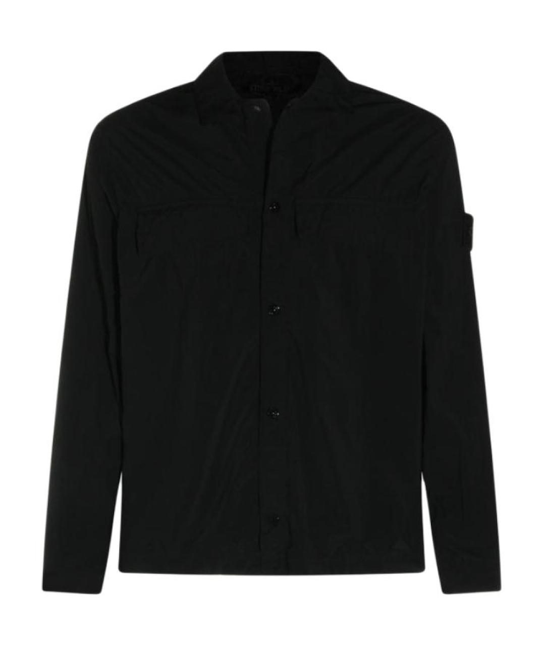 STONE ISLAND Черная полиамидовая куртка, фото 1
