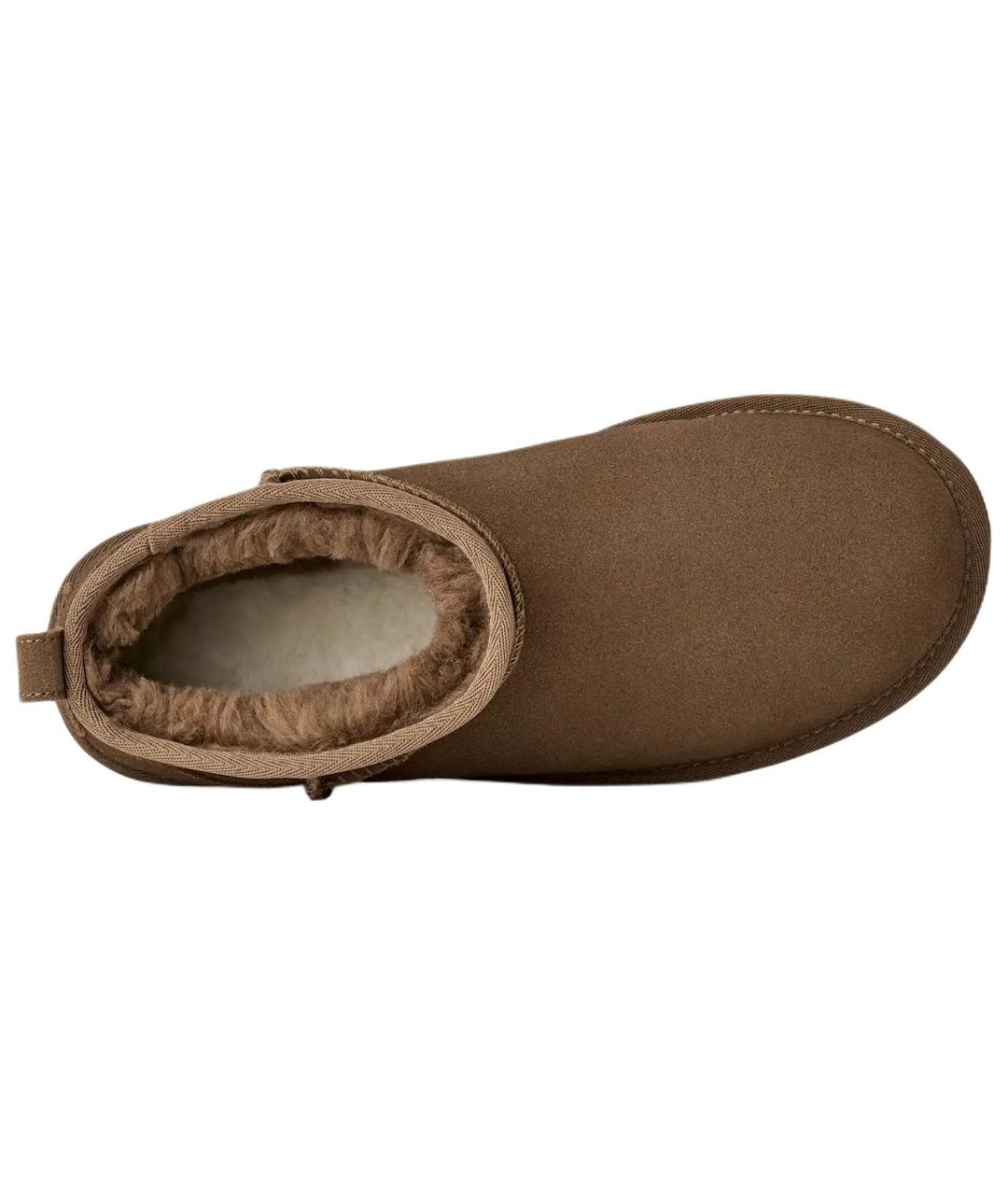 UGG Коричневые замшевые ботинки, фото 5