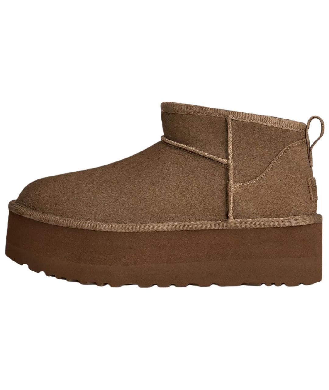 UGG Коричневые замшевые ботинки, фото 2