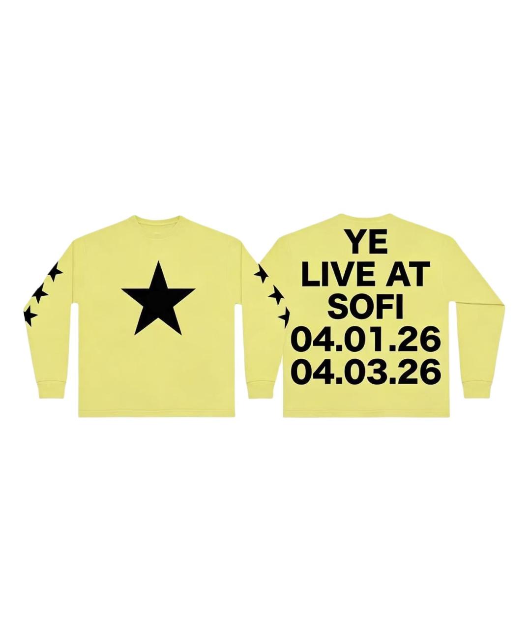 YEEZY Желтая футболка, фото 3