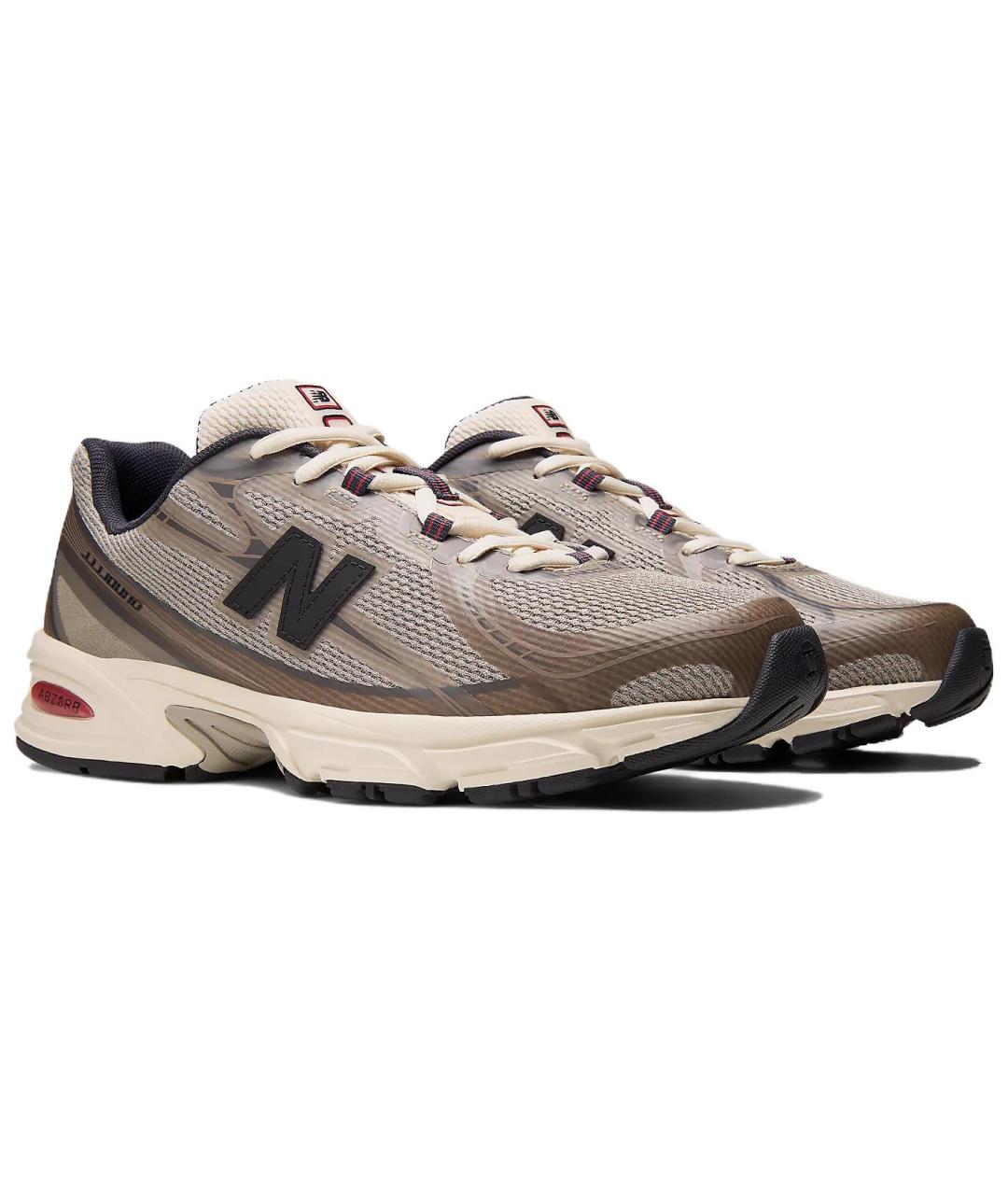 NEW BALANCE Коричневые синтетические кроссовки, фото 3