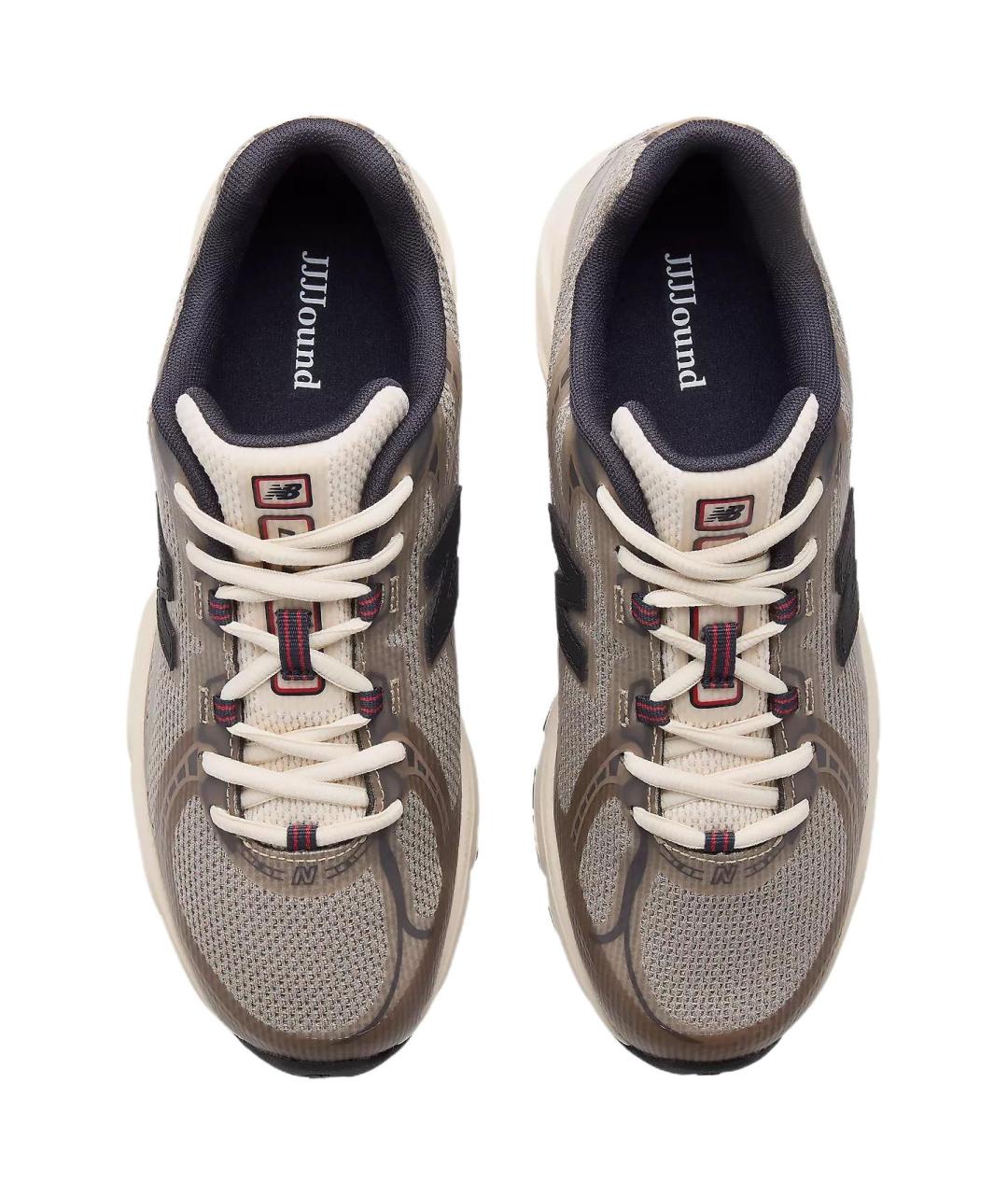 NEW BALANCE Коричневые синтетические кроссовки, фото 4