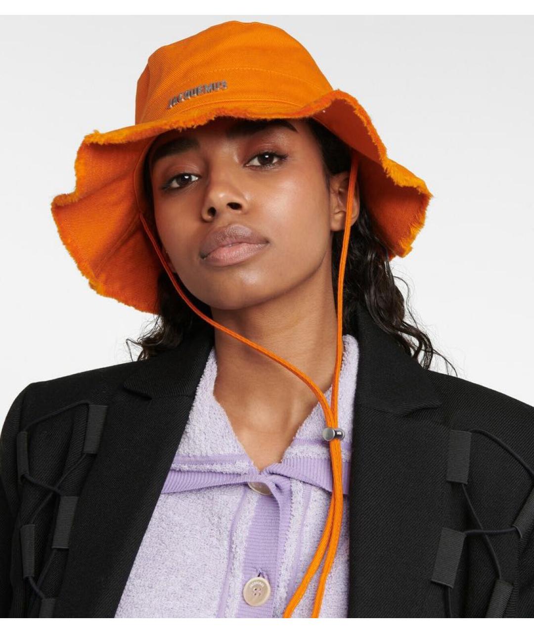JACQUEMUS Оранжевая панама, фото 3