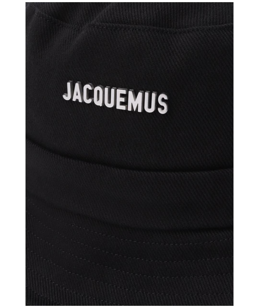 JACQUEMUS Черная панама, фото 3
