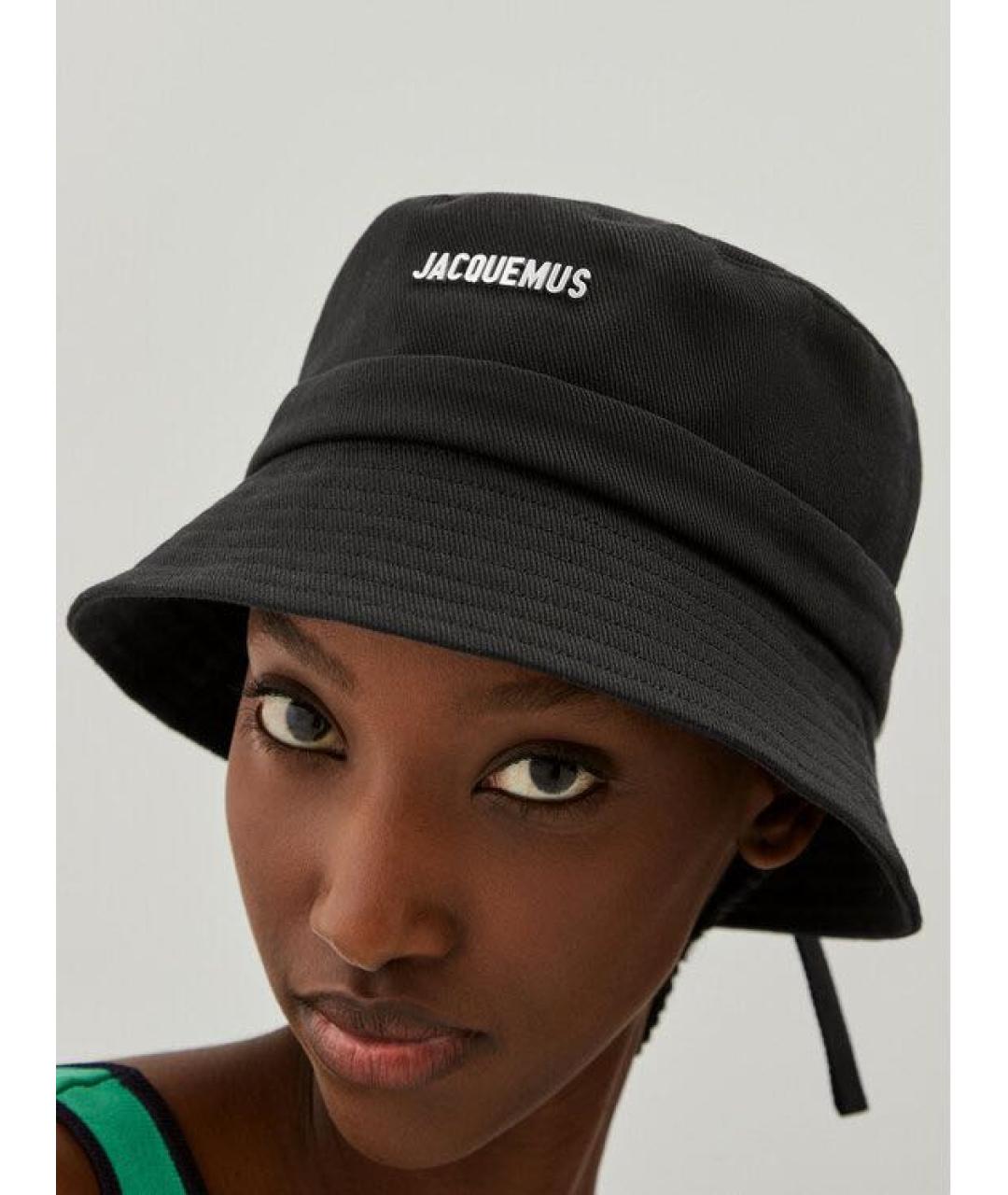 JACQUEMUS Черная панама, фото 4