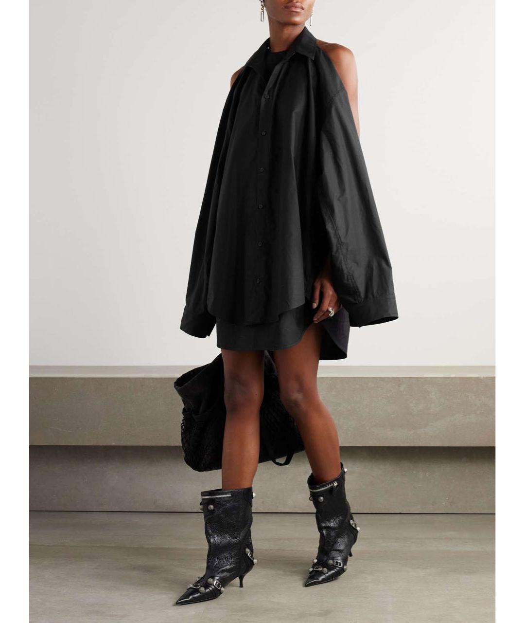 BALENCIAGA Черное коктейльное платье, фото 3