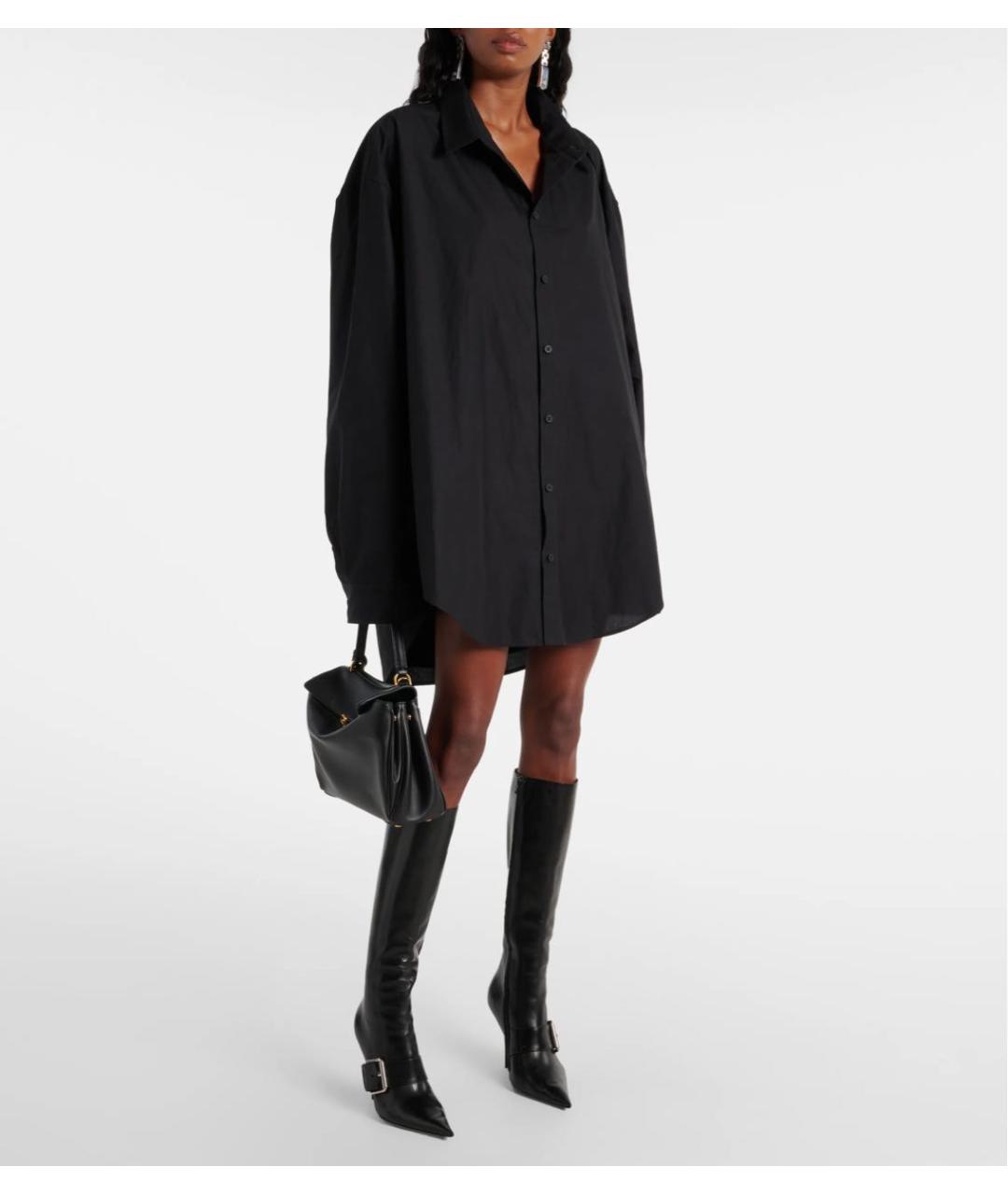 BALENCIAGA Черное коктейльное платье, фото 8