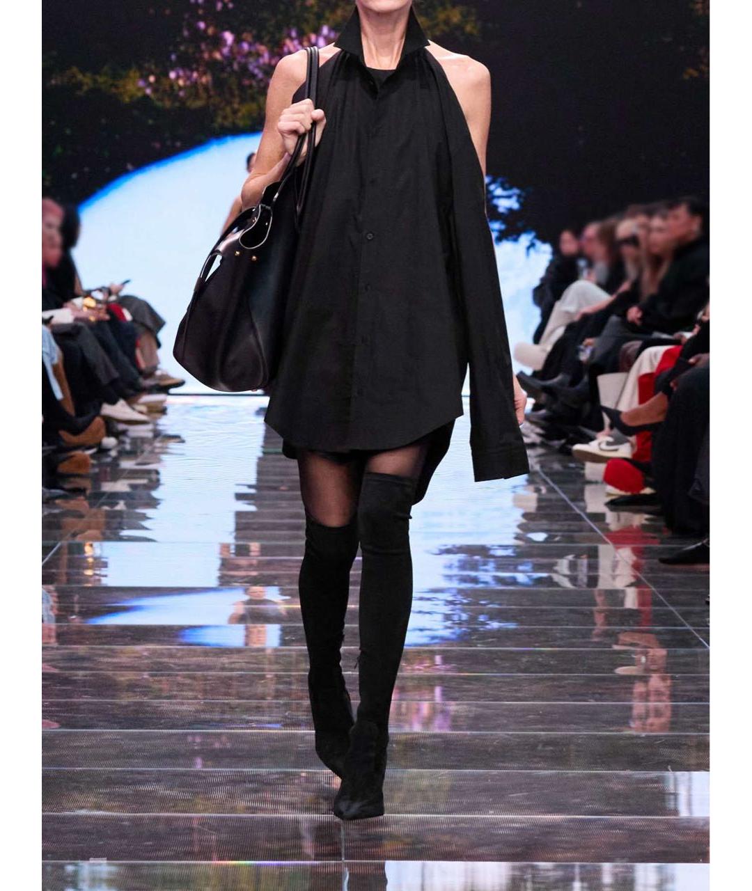 BALENCIAGA Черное коктейльное платье, фото 2